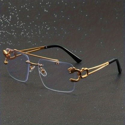Golden Transparent Sunglasses
