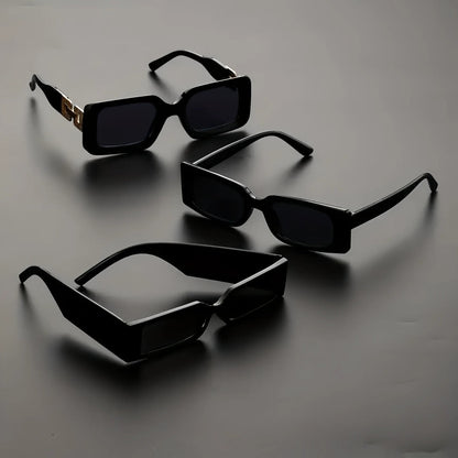 Black Rectangular Sunglasses