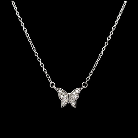 Butterfly Pendant Necklace
