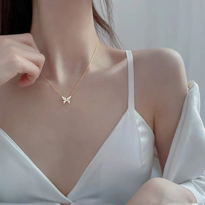 Butterfly Pendant Necklace