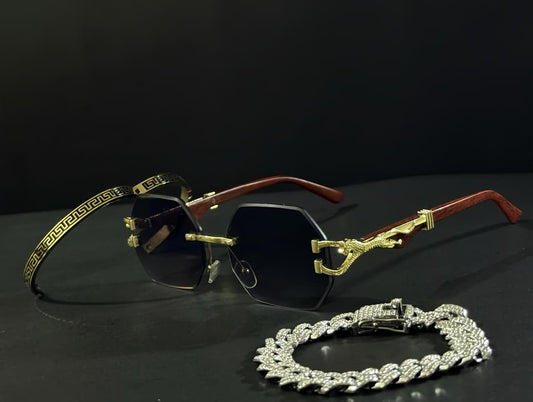 Luxury Rimless Glasses – Gold Frame Collection & you also customized a your deal with any three items